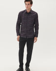 MATROSTOL FLORAL LONG SLEEVE BUTTON UP