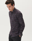 MATROSTOL FLORAL LONG SLEEVE BUTTON UP