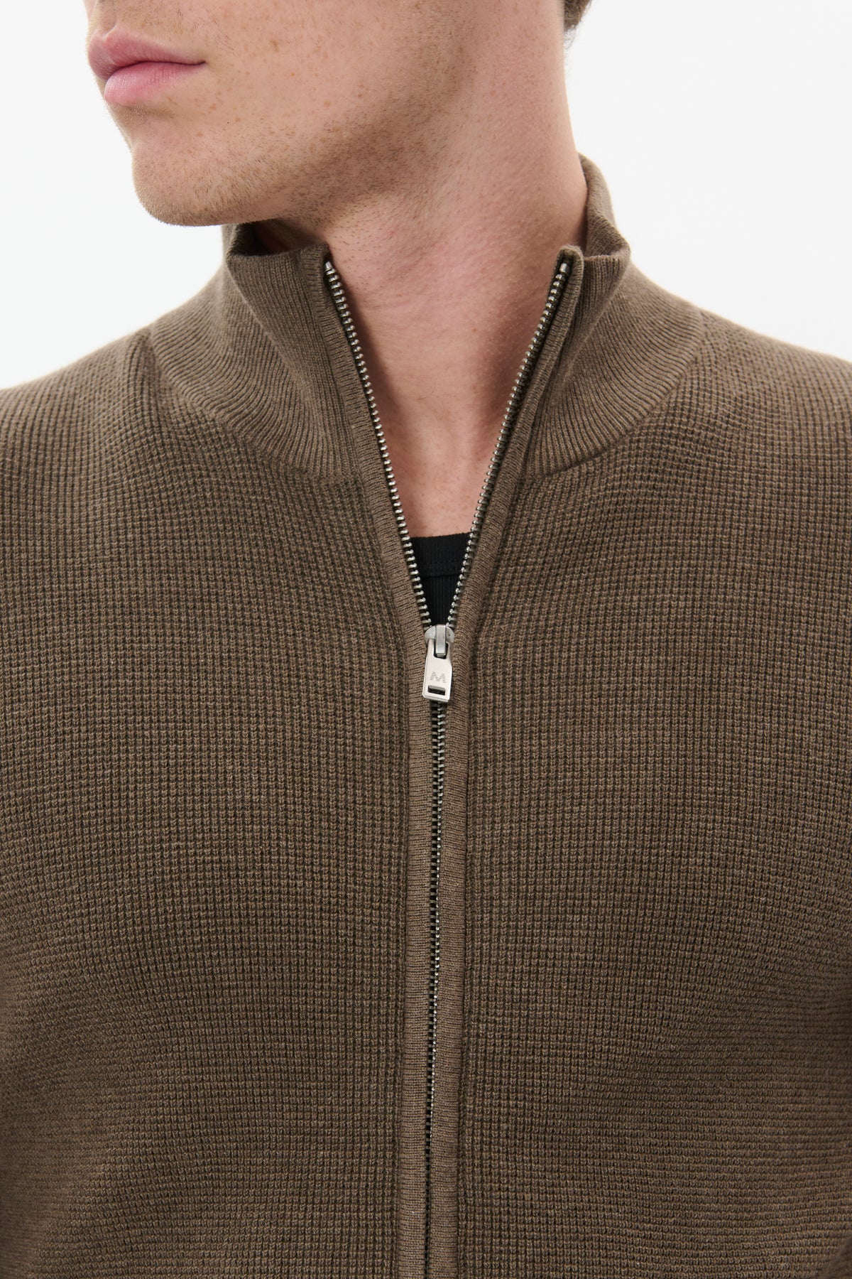 MALGOON ZIP CARDIGAN