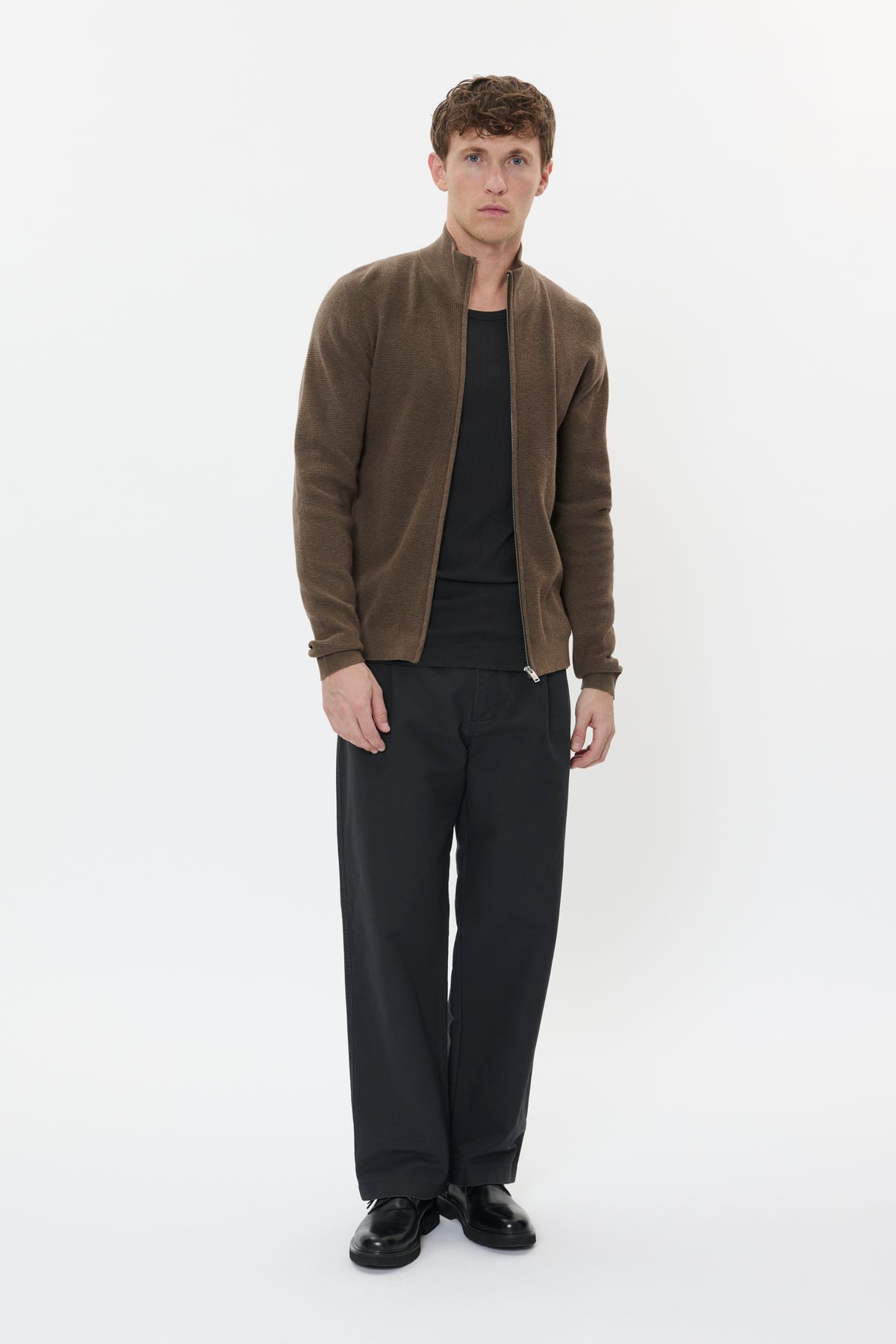 MALGOON ZIP CARDIGAN