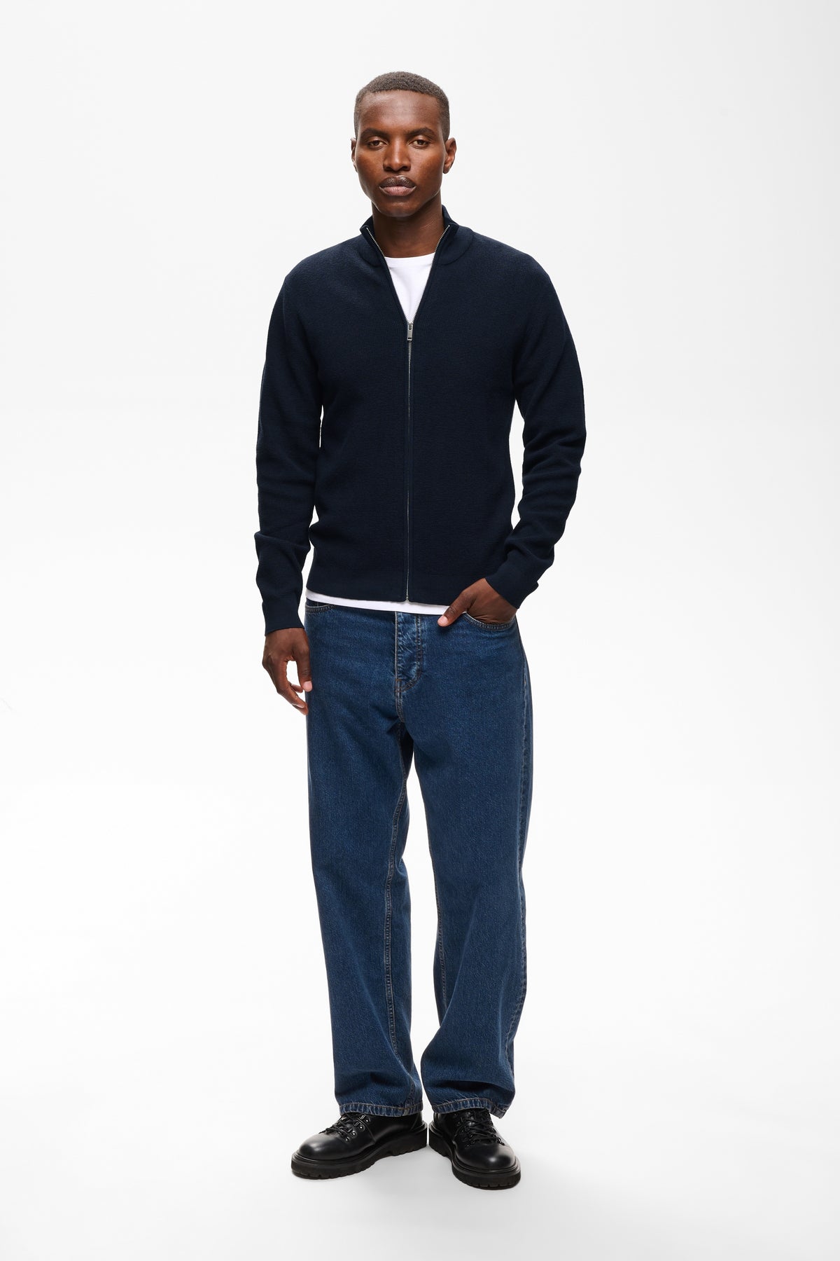 MALGOON ZIP CARDIGAN