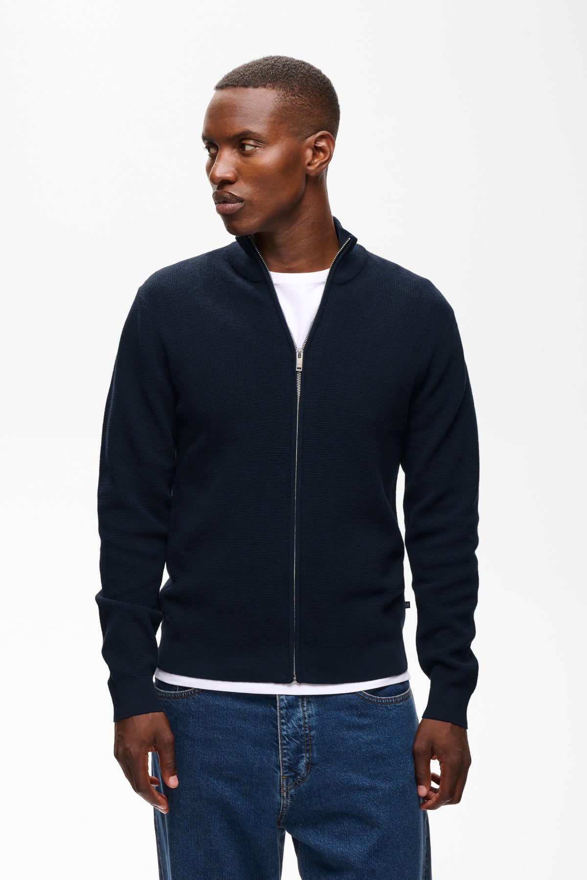 MALGOON ZIP CARDIGAN
