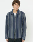 MABLUAME H WOVEN CHECK STRIPE JACKET