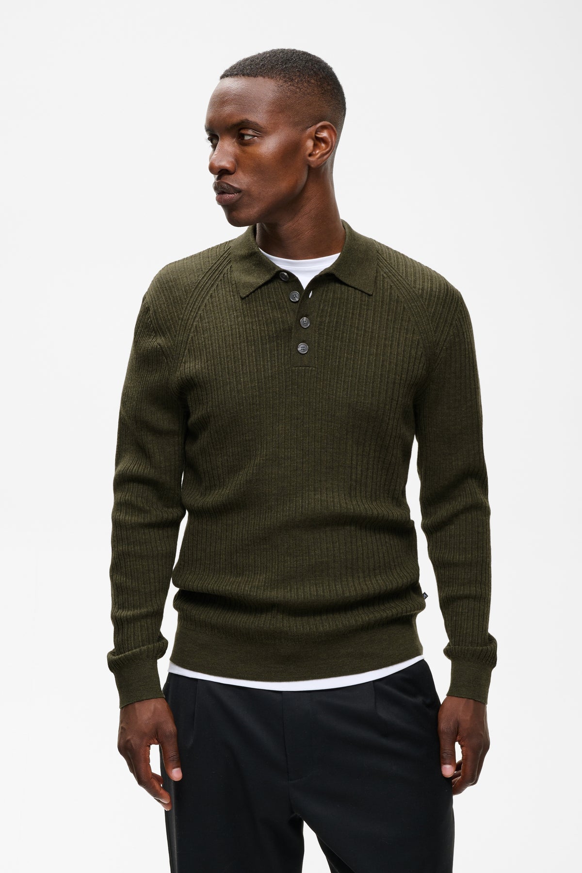 MAKERONE N MERINO POLO