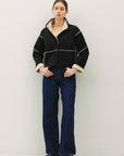 REVERSE SEAM SHERPA JACKET