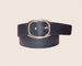 PACIFICA PEBBLED BELT WITH OVAL BUCKLE