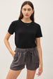 PATCH POCKET TENCEL SHORTS
