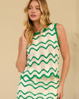 SCALLOPED KNIT TANK
