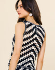 CROCHET STRIPE TANK