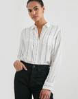 KATHRYN STRIPED HEARTS LONG SLEEVE SHIRT