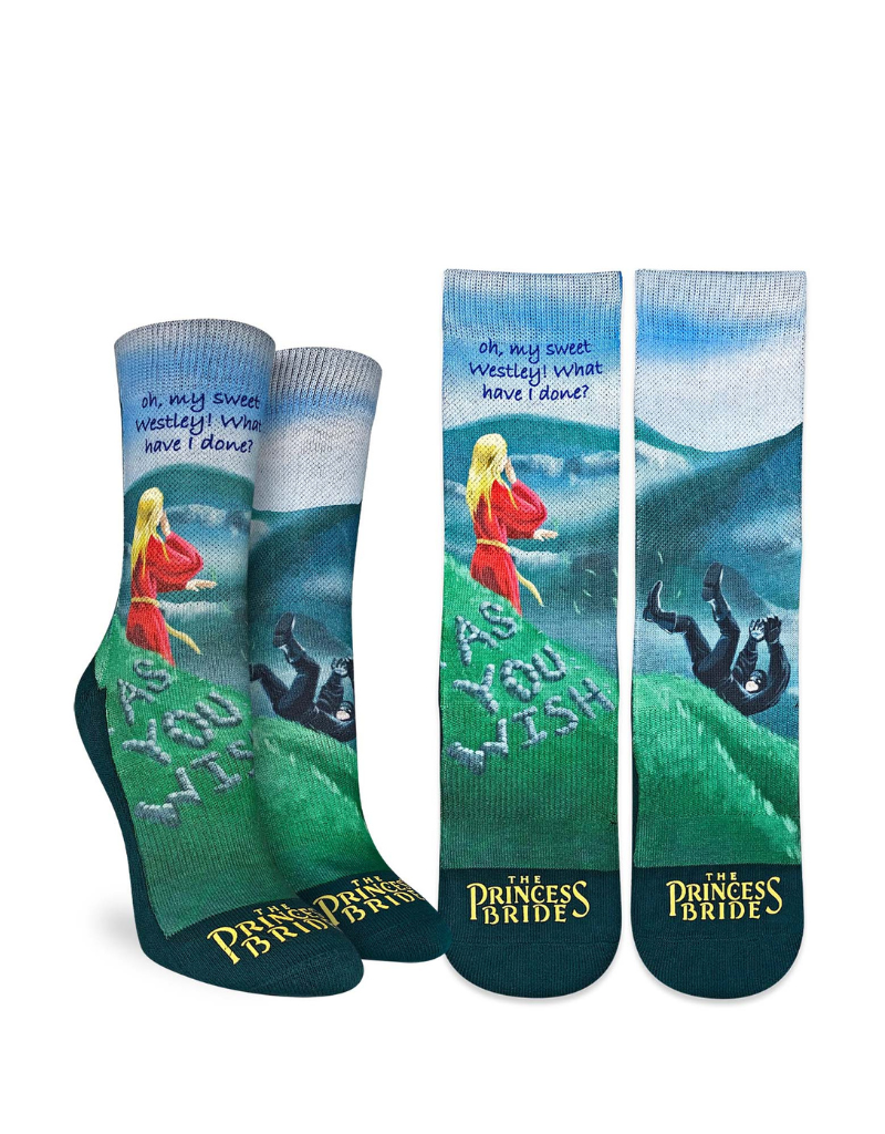 THE PRINCESS BRIDE AS YOU WISH ACTIVE SOCK