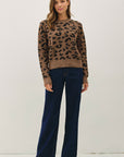 LEOPARD PRINT PULLOVER SWEATER