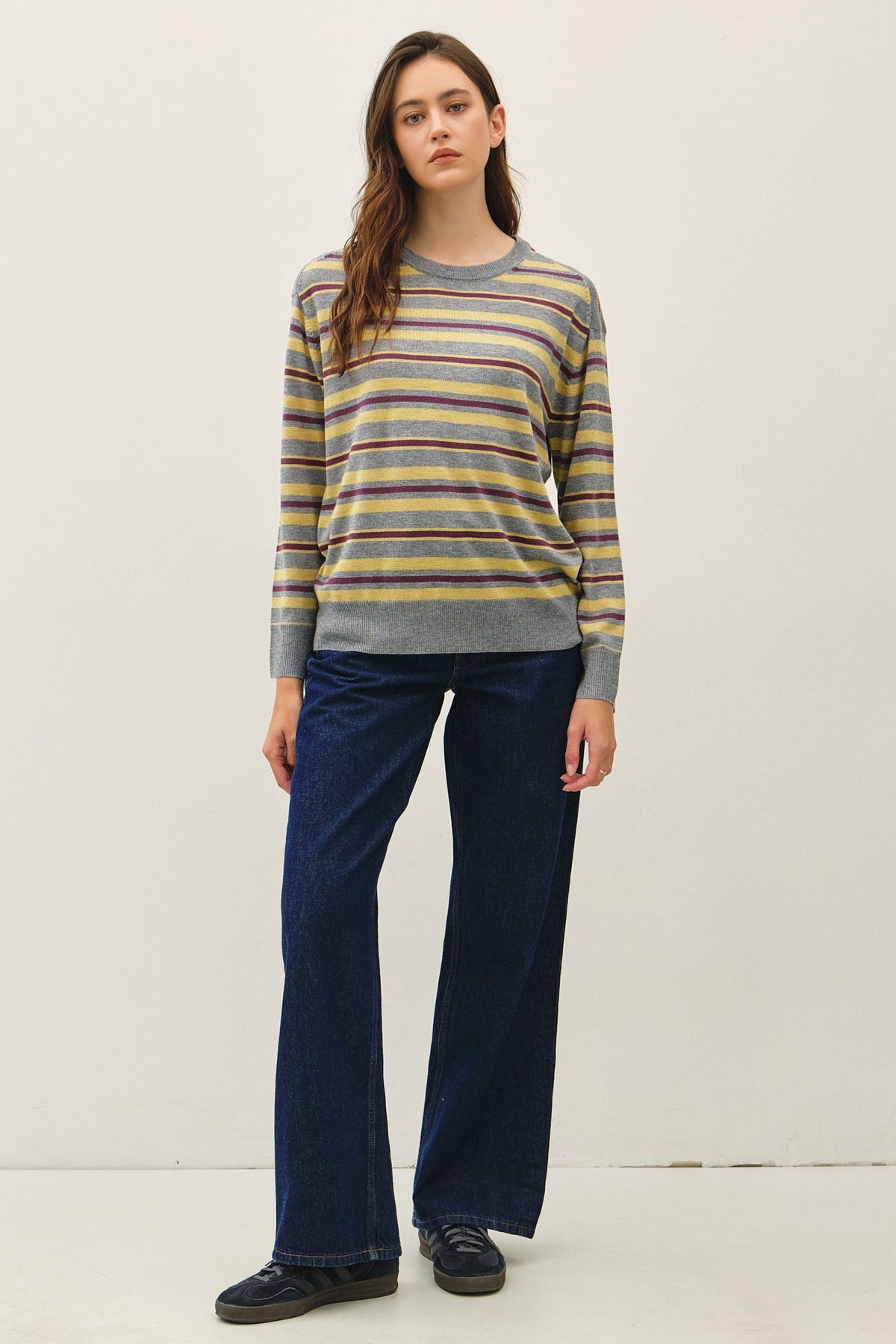 MULTI STRIPE SWEATER