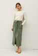 PATCH POCKET TENCEL SKIRT