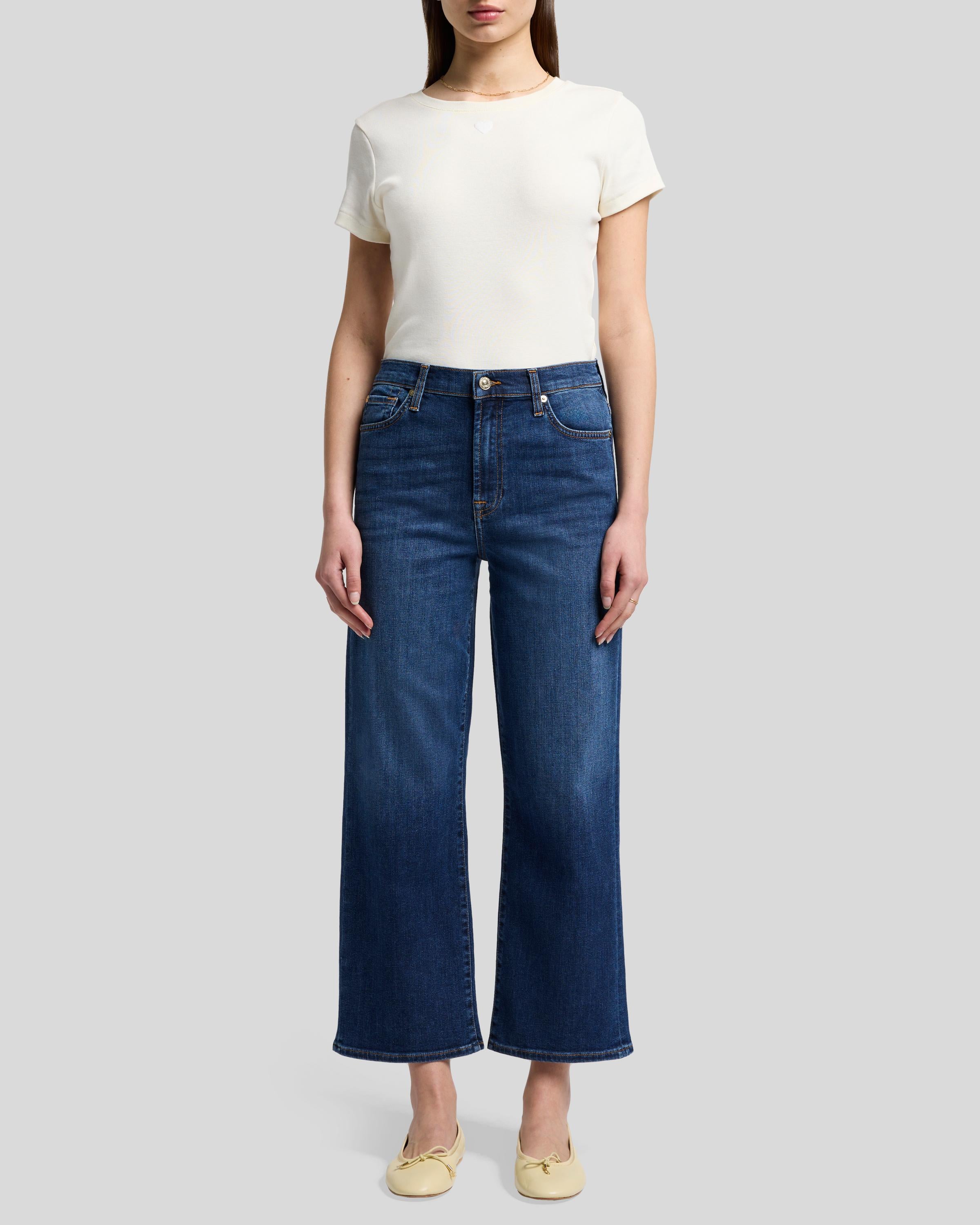 ドックウエア Bonnie Curvilinear Topic With Outseam Zip - Wide Leg Jeans