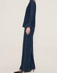 INES DENIM SHIRT IN CRATER LAKE