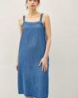 DENIM LOOK TENCEL SUNDRESS