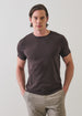 SHORT SLEEVE ICONIC PIMA COTTON CREW NECK TEE