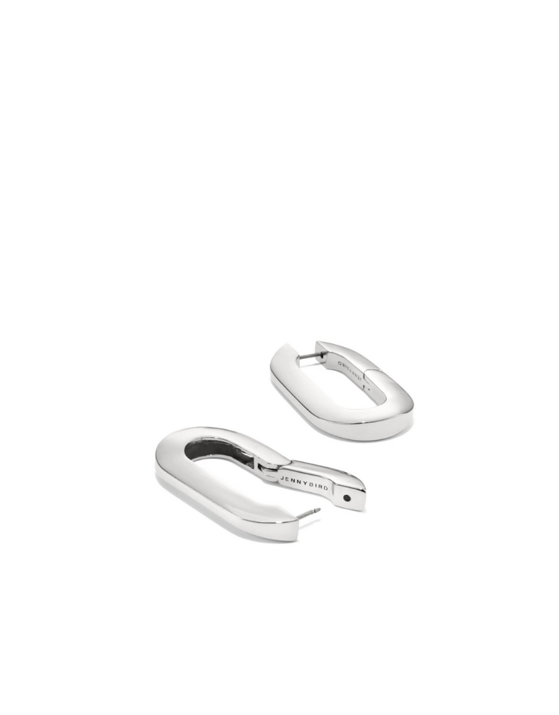 MEGA U-LINK EARRINGS - Silver