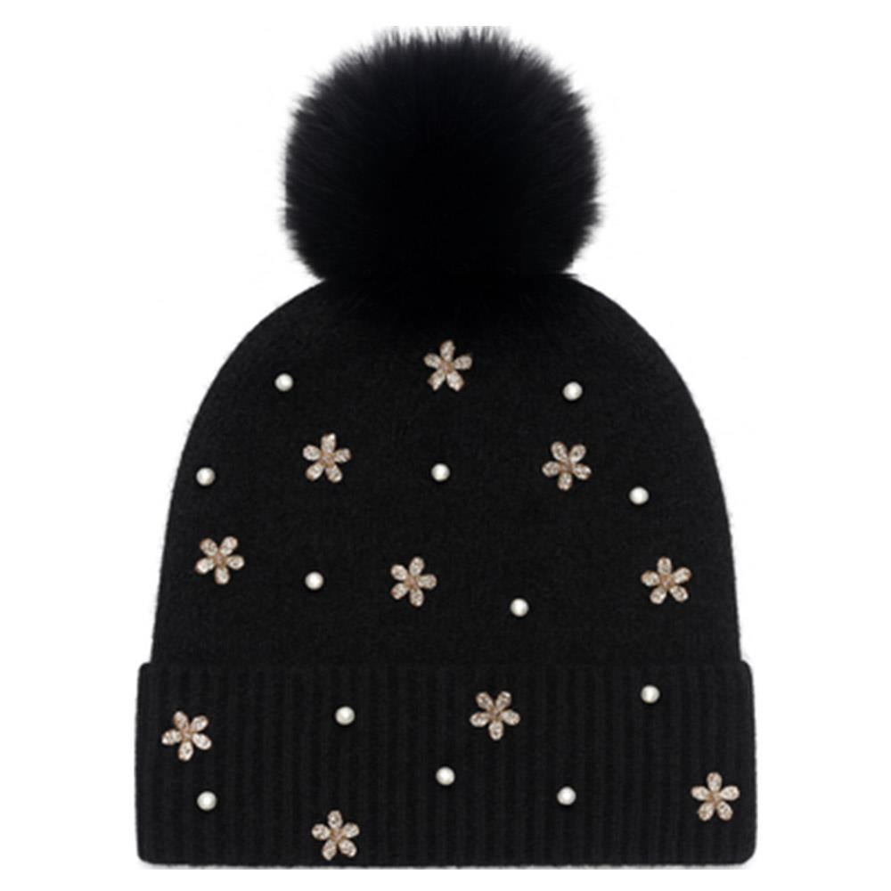 FLORAL GEMS &amp; PEARLS TOQUE