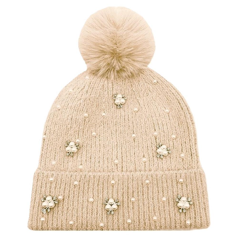 PEARL CLUSTERS &amp; GEMS TOQUE