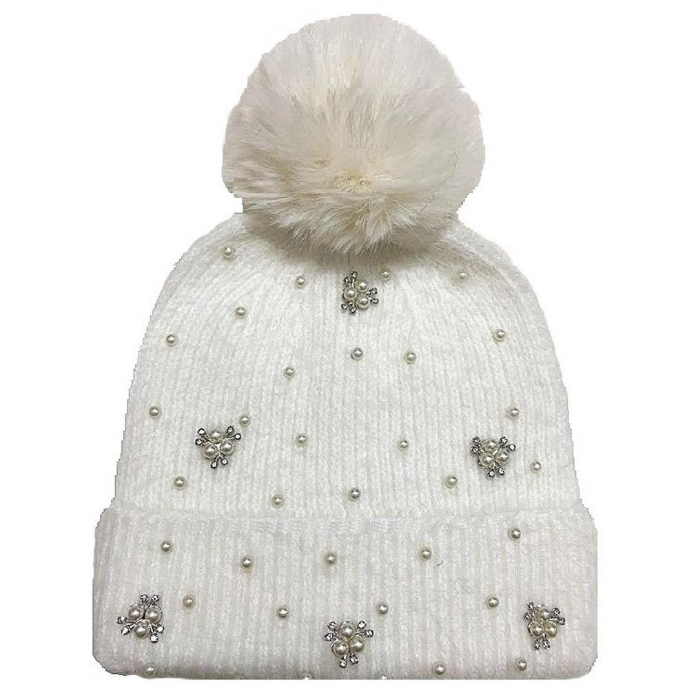 PEARL CLUSTERS &amp; GEMS TOQUE