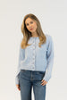 AISHA CRYSTAL BUTTON CARDIGAN