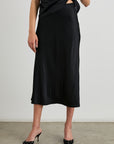 ANYA SATIN CREPE SKIRT