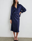 ANYA SATIN CREPE SKIRT