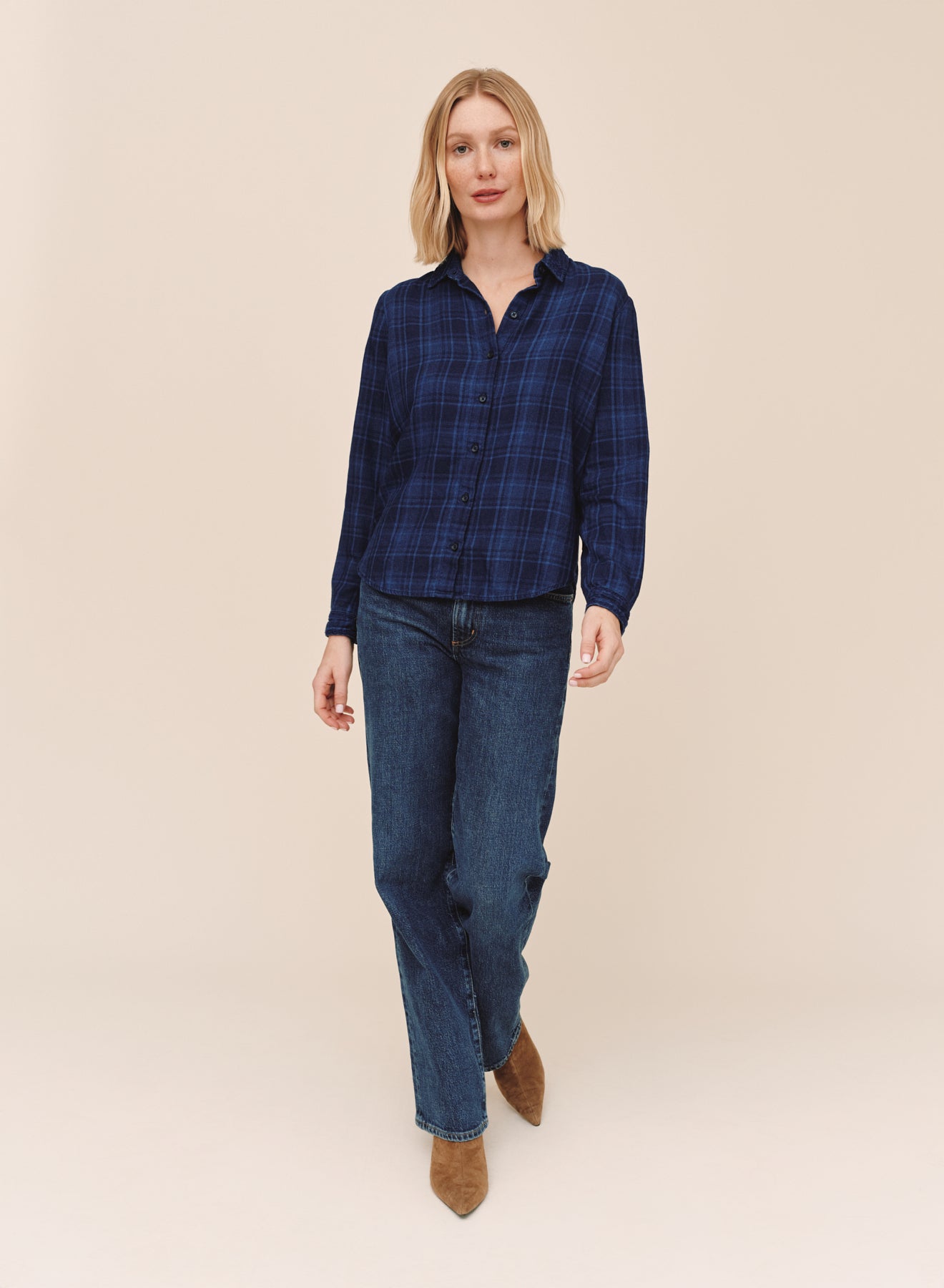 *COMING SOON* PLAID EMBROIDERED SHIRT
