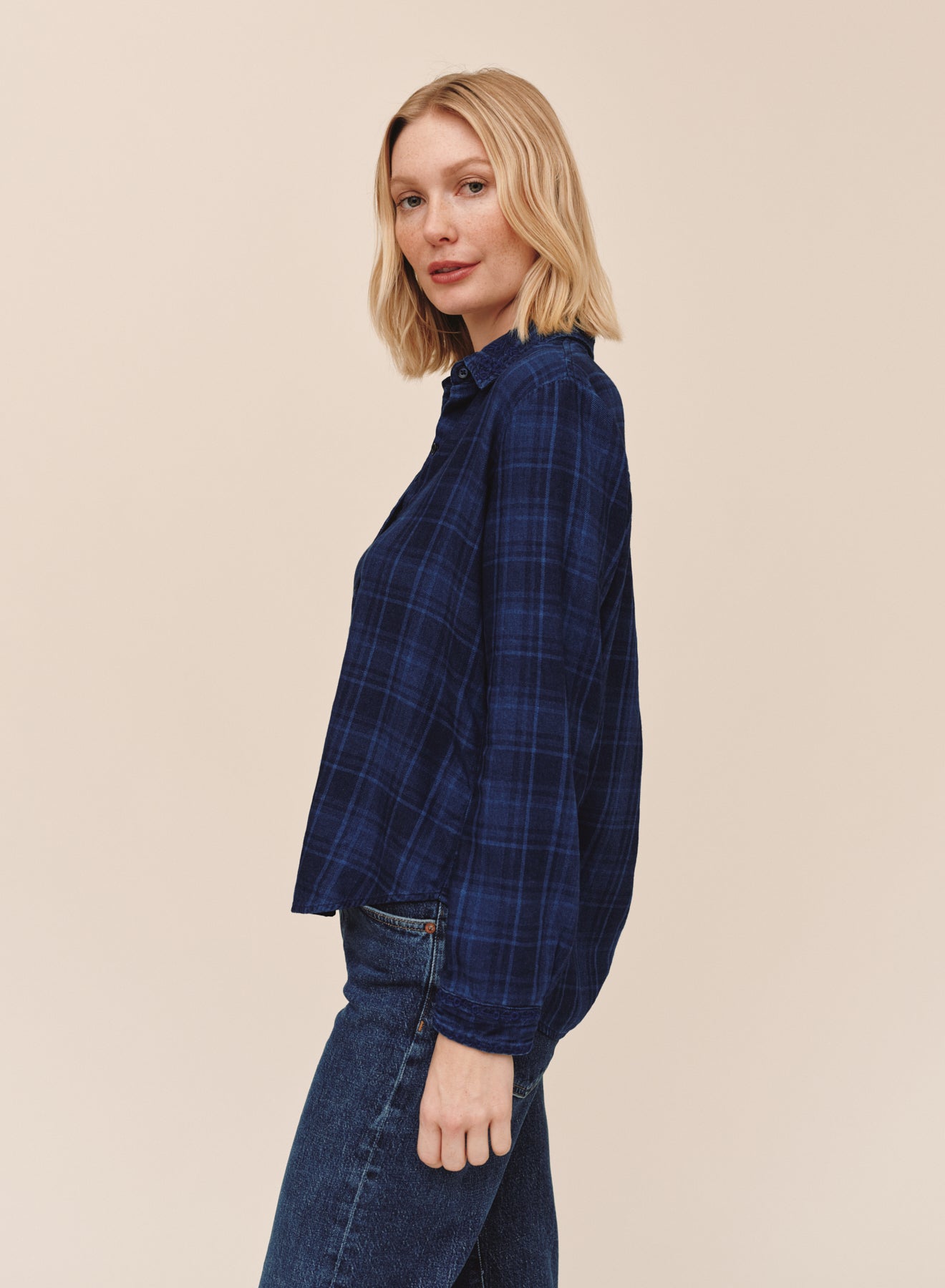 *COMING SOON* PLAID EMBROIDERED SHIRT