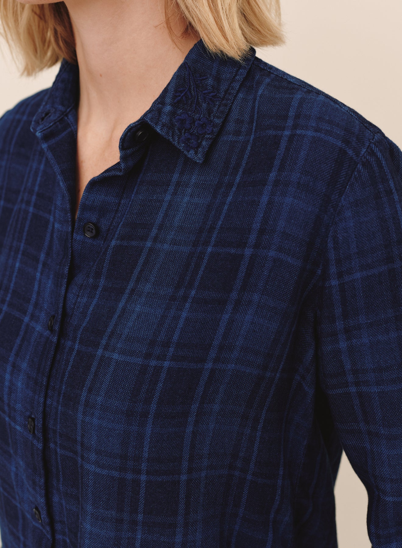 *COMING SOON* PLAID EMBROIDERED SHIRT