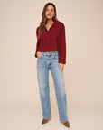 *COMING SOON* CROPPED BUTTON DOWN SHIRT