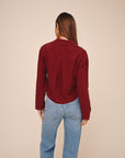 *COMING SOON* CROPPED BUTTON DOWN SHIRT