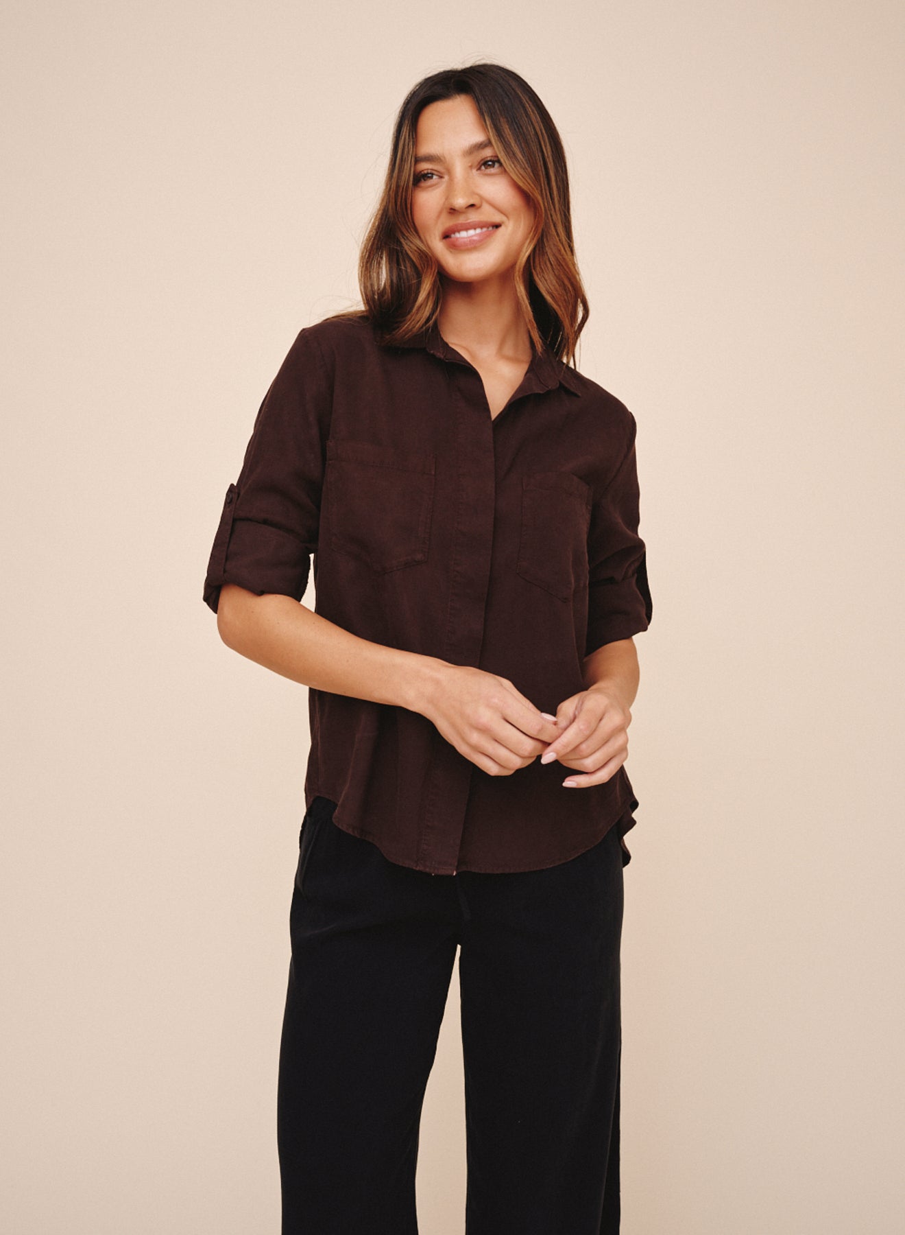 *COMING SOON* SPLIT BACK BUTTON DOWN SHIRT
