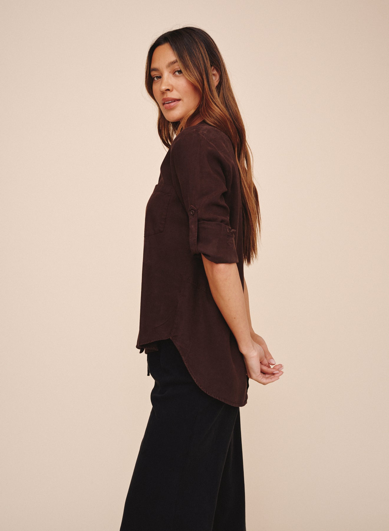 *COMING SOON* SPLIT BACK BUTTON DOWN SHIRT
