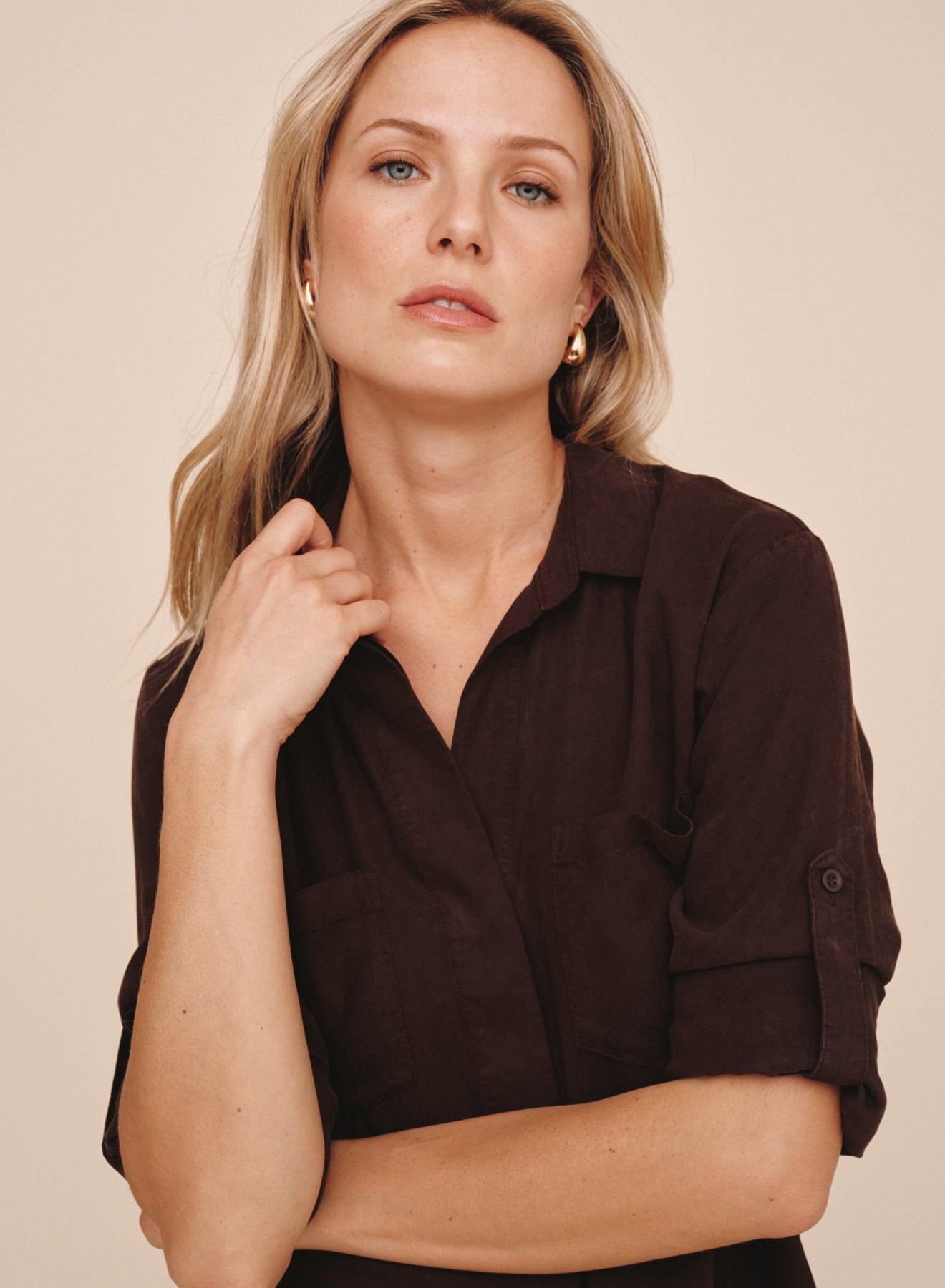 *COMING SOON* SPLIT BACK BUTTON DOWN SHIRT