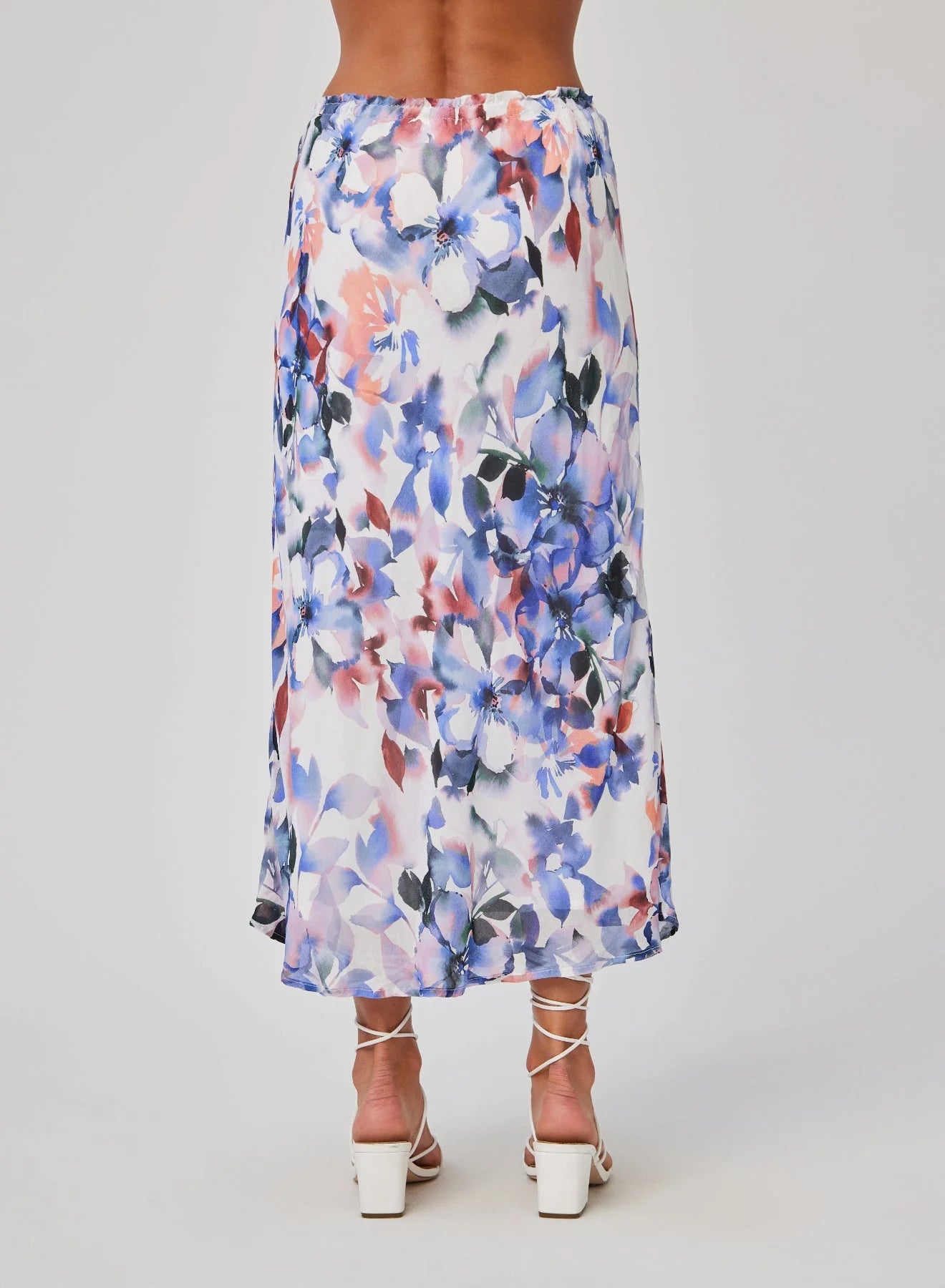 MAGNOLIA BLOOM RUFFLE WAIST SKIRT