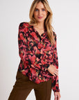 AUTUMN BLOOM FULL BUTTON DOWN HIPSTER SHIRT