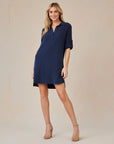 LONG SLEEVE A-LINE DRESS