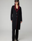 BENICIA DOUBLE COLLAR WOOL COAT