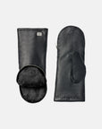 BETRICE-N ZIP OPEN LEATHER MITTEN