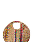 MULTI COLOUR JUTE TOTE BAG