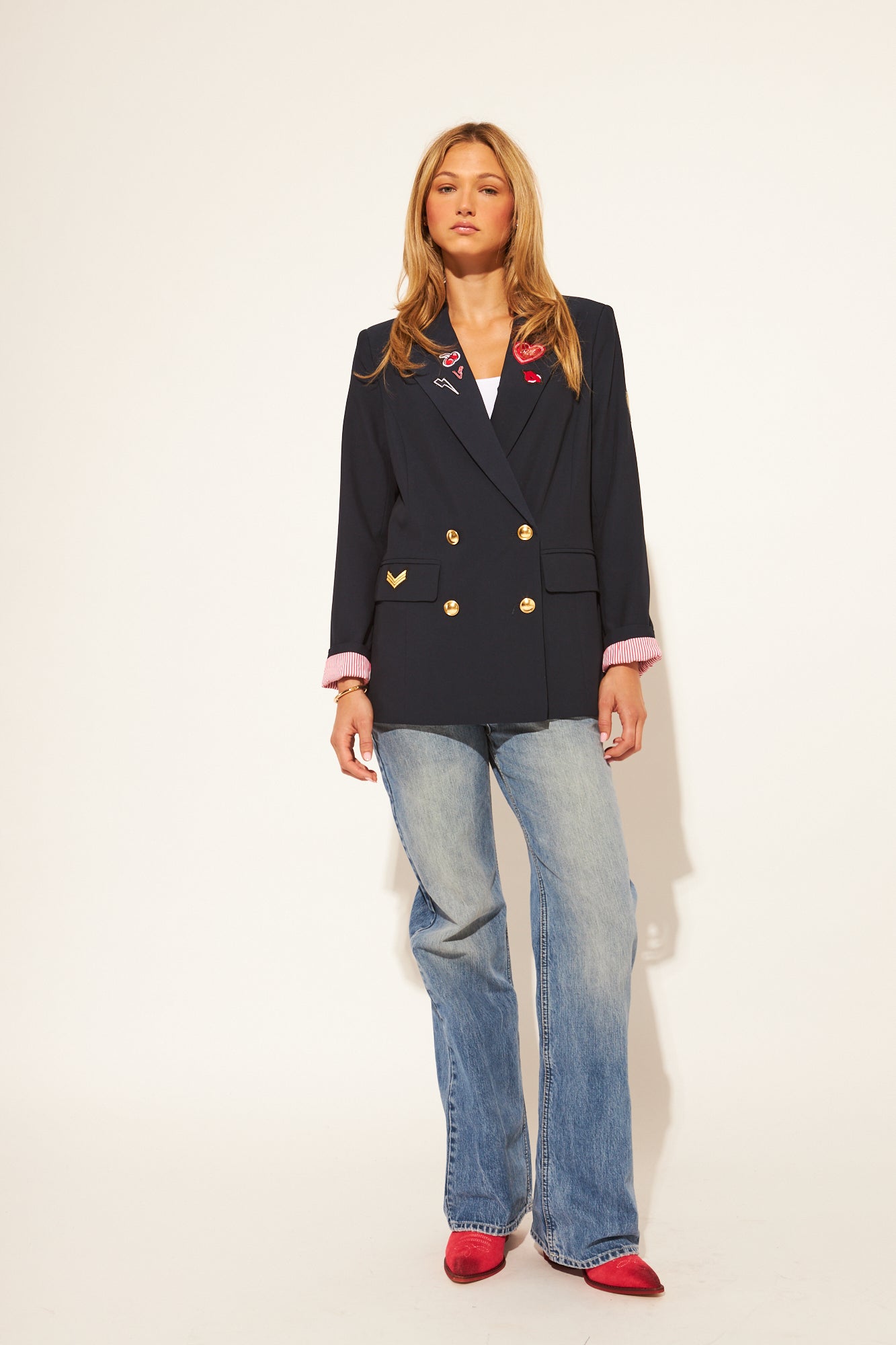 BLAINE EMBELLISHED BLAZER