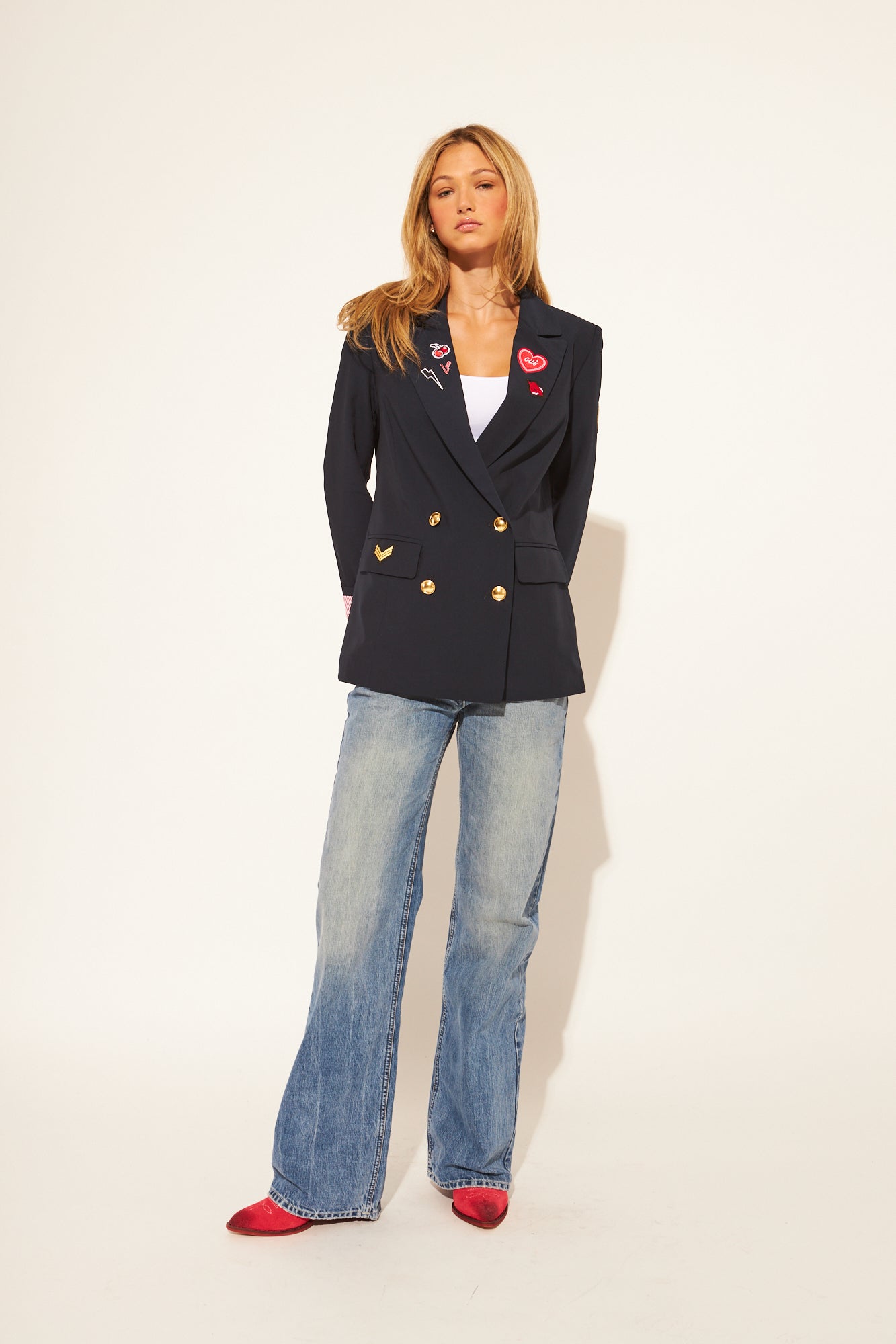 BLAINE EMBELLISHED BLAZER