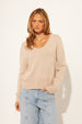 BRODY COTTON V-NECK SWEATER