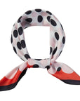 POLKA DOT SQUARE SCARF