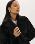 CAMILLE FAUX SHEARLING REVERSIBLE COAT
