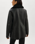 CAMILLE FAUX SHEARLING REVERSIBLE COAT