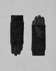 CARMEL-L LEATHER GLOVE WITH KNIT WARMER
